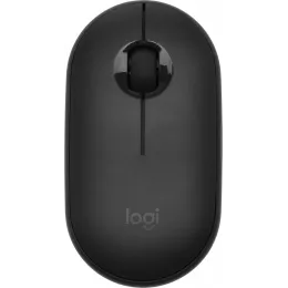 Мышь Logitech Pebble M350 темно-серый оптическая 1000dpi silent беспров. BT/Radio USB для ноутбука 3but (910-005576)