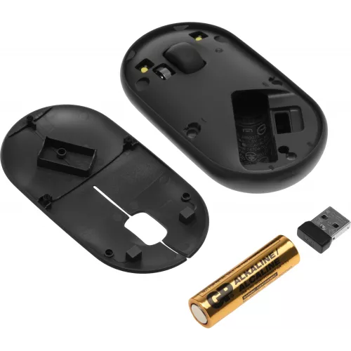 Мышь Logitech Pebble M350 темно-серый оптическая 1000dpi silent беспров. BT/Radio USB для ноутбука 3but (910-005576)
