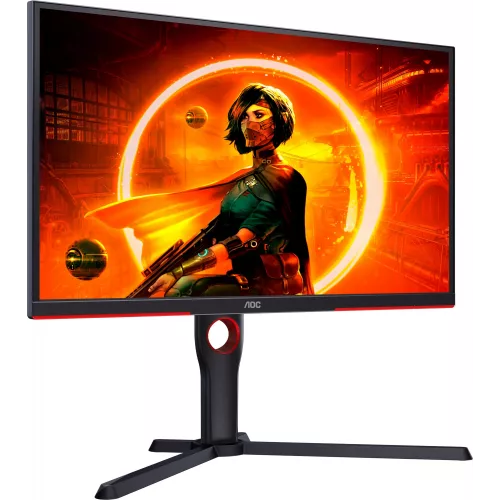 Монитор AOC 24.5" Gaming 25G3ZM черный/красный VA LED 16:9 HDMI матовая HAS Piv 300cd 178гр/178гр 1920x1080 240Hz FreeSync DP FHD 4.24кг