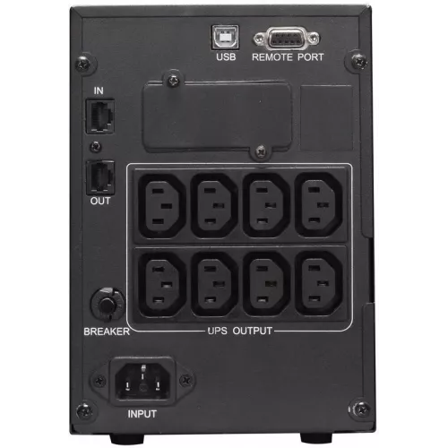 Источник бесперебойного питания Powercom Smart King Pro+ SPT-1000-II LCD 800Вт 1000ВА черный