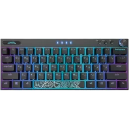 Клавиатура GMNG GG-KB500XW механическая черный USB беспроводная BT/Radio Multimedia for gamer LED (1910516) кабель 1.8м