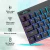 Клавиатура GMNG GG-KB500XW механическая черный USB беспроводная BT/Radio Multimedia for gamer LED (1910516) кабель 1.8м