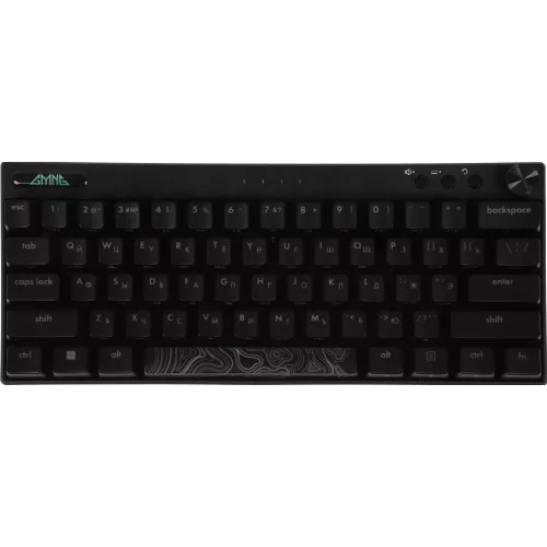 Клавиатура GMNG GG-KB500XW механическая черный USB беспроводная BT/Radio Multimedia for gamer LED (1910516) кабель 1.8м