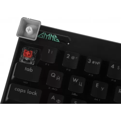 Клавиатура GMNG GG-KB500XW механическая черный USB беспроводная BT/Radio Multimedia for gamer LED (1910516) кабель 1.8м