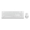 Клавиатура + мышь A4Tech Fstyler FG1010S клав:белый/серый мышь:белый/серый USB беспроводная Multimedia (FG1010S WHITE)