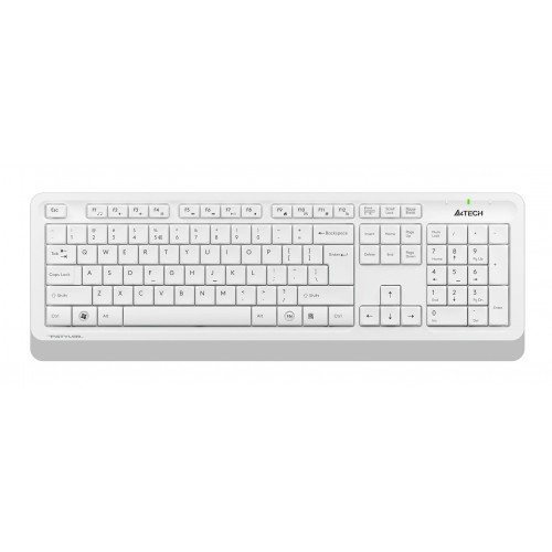 Клавиатура + мышь A4Tech Fstyler FG1010S клав:белый/серый мышь:белый/серый USB беспроводная Multimedia (FG1010S WHITE)