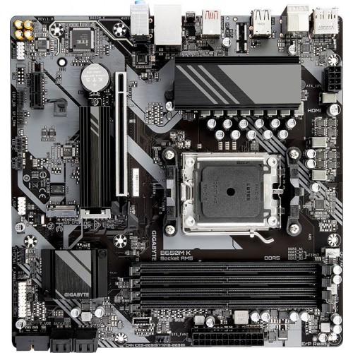 Материнская плата Gigabyte B650M K Socket AM5 AMD B650 4xDDR5 mATX AC`97 8ch(7.1) 2.5Gg RAID+HDMI