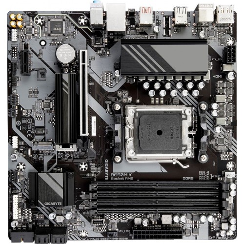 Материнская плата Gigabyte B650M K Socket AM5 AMD B650 4xDDR5 mATX AC`97 8ch(7.1) 2.5Gg RAID+HDMI