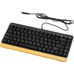 Клавиатура + мышь A4Tech Fstyler F1110 клав:черный/желтый мышь:черный/желтый USB Multimedia (F1110 BUMBLEBEE)