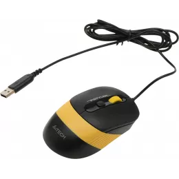 Клавиатура + мышь A4Tech Fstyler F1110 клав:черный/желтый мышь:черный/желтый USB Multimedia (F1110 BUMBLEBEE)
