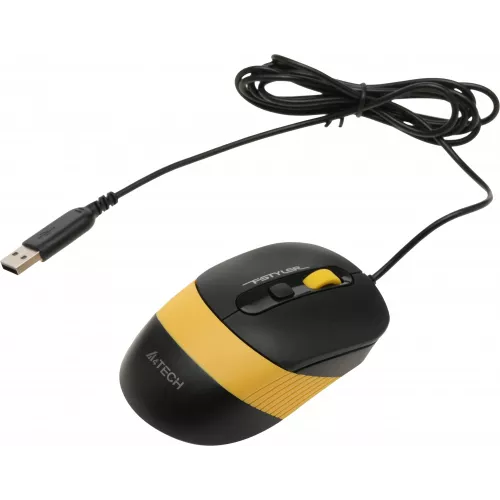 Клавиатура + мышь A4Tech Fstyler F1110 клав:черный/желтый мышь:черный/желтый USB Multimedia (F1110 BUMBLEBEE)