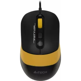 Клавиатура + мышь A4Tech Fstyler F1110 клав:черный/желтый мышь:черный/желтый USB Multimedia (F1110 BUMBLEBEE)