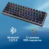 Клавиатура Оклик K763W механическая черный USB беспроводная BT/Radio Multimedia for gamer LED (1920548) кабель 1.5м