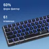 Клавиатура Оклик K763W механическая черный USB беспроводная BT/Radio Multimedia for gamer LED (1920548) кабель 1.5м