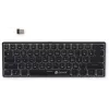 Клавиатура Оклик K763W механическая черный USB беспроводная BT/Radio Multimedia for gamer LED (1920548) кабель 1.5м