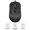 Мышь A4Tech Fstyler FM10S черный/серый оптическая 1600dpi silent USB 3but (FM10S USB GREY)