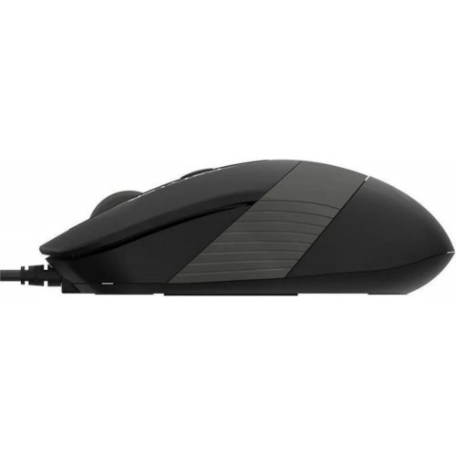 Мышь A4Tech Fstyler FM10S черный/серый оптическая 1600dpi silent USB 3but (FM10S USB GREY)