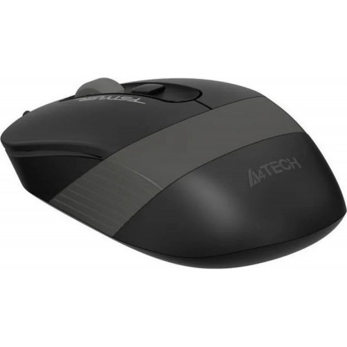 Мышь A4Tech Fstyler FM10S черный/серый оптическая 1600dpi silent USB 3but (FM10S USB GREY)