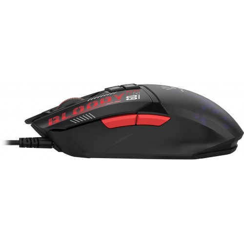 Мышь A4Tech Bloody W60 Max Mini черный/рисунок оптическая 12000dpi USB 9but