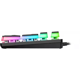 Клавиатура Acer OKW303 механическая черный/серый USB for gamer LED (ZL.KBDCC.01D) кабель 1.8м