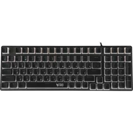Клавиатура Acer OKW303 механическая черный/серый USB for gamer LED (ZL.KBDCC.01D) кабель 1.8м
