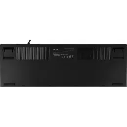 Клавиатура Acer OKW303 механическая черный/серый USB for gamer LED (ZL.KBDCC.01D) кабель 1.8м
