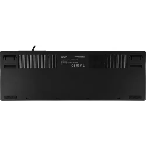 Клавиатура Acer OKW303 механическая черный/серый USB for gamer LED (ZL.KBDCC.01D) кабель 1.8м