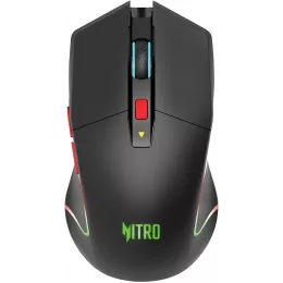 Мышь Acer Nitro OMR304 черный оптическая 3200dpi беспров. BT/Radio USB 6but (ZL.MCECC.01Z)