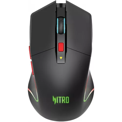 Мышь Acer Nitro OMR304 черный оптическая 3200dpi беспров. BT/Radio USB 6but (ZL.MCECC.01Z)