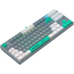 Клавиатура A4Tech S87 Energy механическая серый USB for gamer LED (S87 USB ENERGY ASH) кабель 1.8м