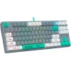 Клавиатура A4Tech S87 Energy механическая серый USB for gamer LED (S87 USB ENERGY ASH) кабель 1.8м