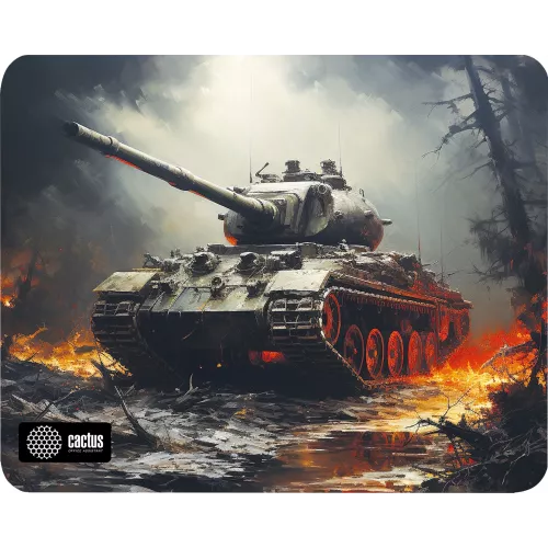 Коврик для мыши Cactus Tank рисунок 250x200x3мм (CS-MP-D04S)