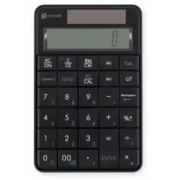 Числовой блок Оклик K604W черный USB беспроводная slim для ноутбука (1979325)
