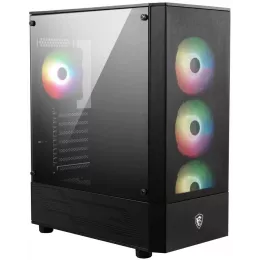 Корпус MSI MAG FORGE 112R черный без БП ATX 2x120mm 4x140mm 2xUSB3.0 audio bott PSU
