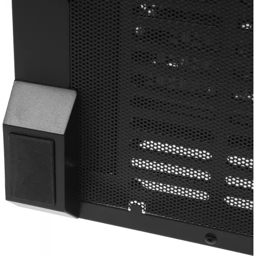 Корпус MSI MAG FORGE 112R черный без БП ATX 2x120mm 4x140mm 2xUSB3.0 audio bott PSU