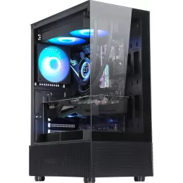 Корпус Formula Crystal Z1 черный без БП ATX 2xUSB2.0 1xUSB3.0 audio bott PSU