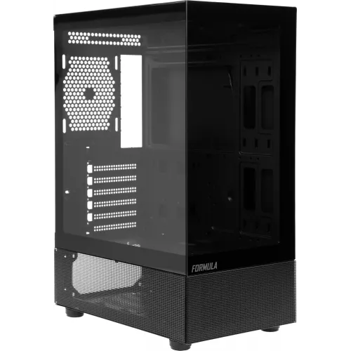 Корпус Formula Crystal Z1 черный без БП ATX 2xUSB2.0 1xUSB3.0 audio bott PSU