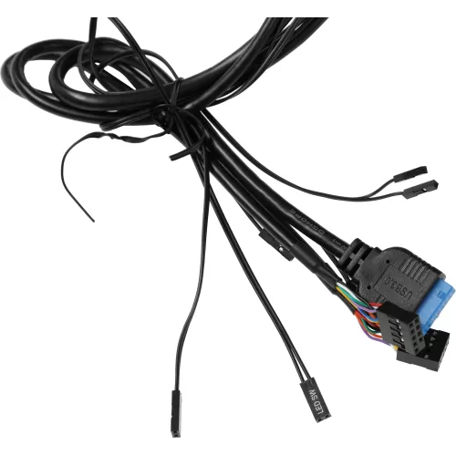 Корпус Formula Crystal Z1 черный без БП ATX 2xUSB2.0 1xUSB3.0 audio bott PSU
