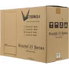 Корпус Formula Crystal Z1 черный без БП ATX 2xUSB2.0 1xUSB3.0 audio bott PSU
