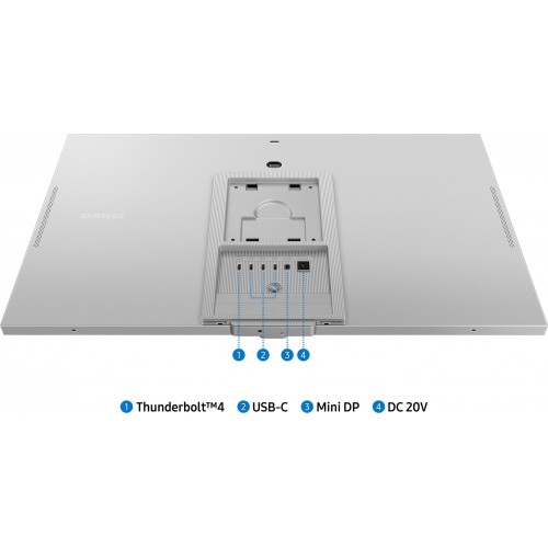Монитор Samsung 27" ViewFinity S9 S27C902PAI серебристый IPS LED 16:9 M/M Cam полуматовая HAS 600cd 178гр/178гр 5120x2880 60Hz 5K USB 7.4кг