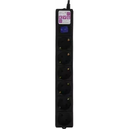 Сетевой фильтр Powercube SPG6-B3M 3м (6 розеток) черный (коробка)