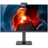 Монитор NPC 23.8" MF2412 черный IPS LED 4ms 16:9 HDMI M/M Cam матовая HAS Piv 1000:1 300cd 178гр/178гр 1920x1080 100Hz G-Sync FreeSync VGA DP FHD USB 2.75кг