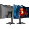 Монитор NPC 23.8" MF2412 черный IPS LED 4ms 16:9 HDMI M/M Cam матовая HAS Piv 1000:1 300cd 178гр/178гр 1920x1080 100Hz G-Sync FreeSync VGA DP FHD USB 2.75кг