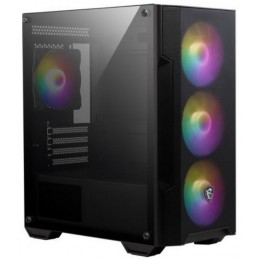 Корпус MSI MAG Forge M100A черный без БП mATX 2x120mm 2xUSB2.0 1xUSB3.0 audio bott PSU
