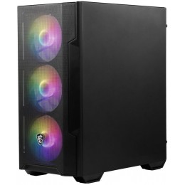 Корпус MSI MAG Forge M100A черный без БП mATX 2x120mm 2xUSB2.0 1xUSB3.0 audio bott PSU