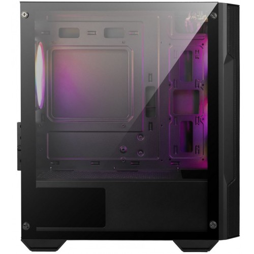Корпус MSI MAG Forge M100A черный без БП mATX 2x120mm 2xUSB2.0 1xUSB3.0 audio bott PSU