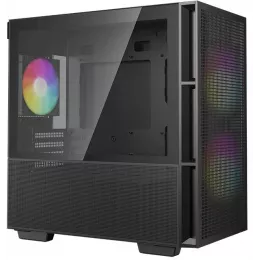 Корпус Deepcool CH360 черный без БП mATX 7x120mm 3x140mm 1xUSB3.0 audio bott PSU