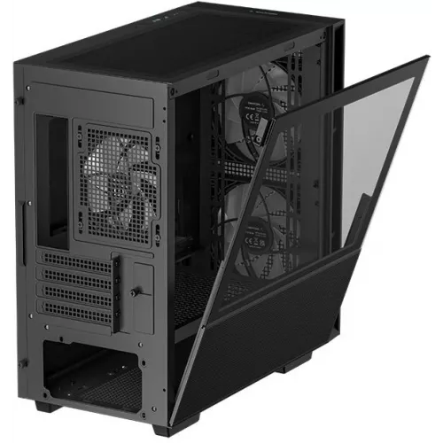 Корпус Deepcool CH360 черный без БП mATX 7x120mm 3x140mm 1xUSB3.0 audio bott PSU