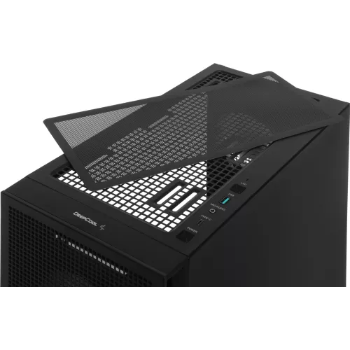 Корпус Deepcool CH360 черный без БП mATX 7x120mm 3x140mm 1xUSB3.0 audio bott PSU