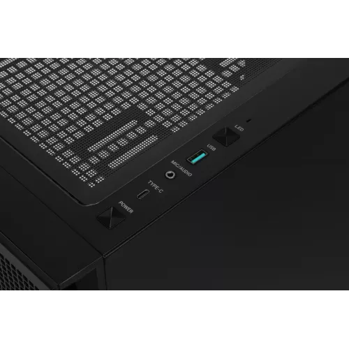 Корпус Deepcool CH360 черный без БП mATX 7x120mm 3x140mm 1xUSB3.0 audio bott PSU